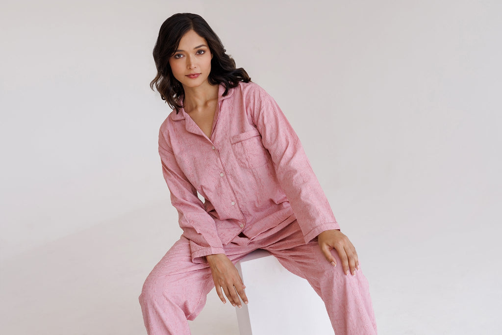 Marigold Pyjama set - Blush