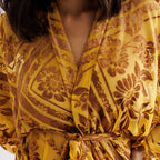 DEVORÉ ROBE - GOLD