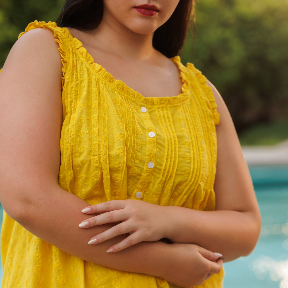 MARIGOLD ORGANIC  COTTON NIGHTIE MINI  - SUNSHINE