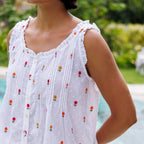 SUNFLOWER ORGANIC COTTON SHORTIE PYJAMA SET