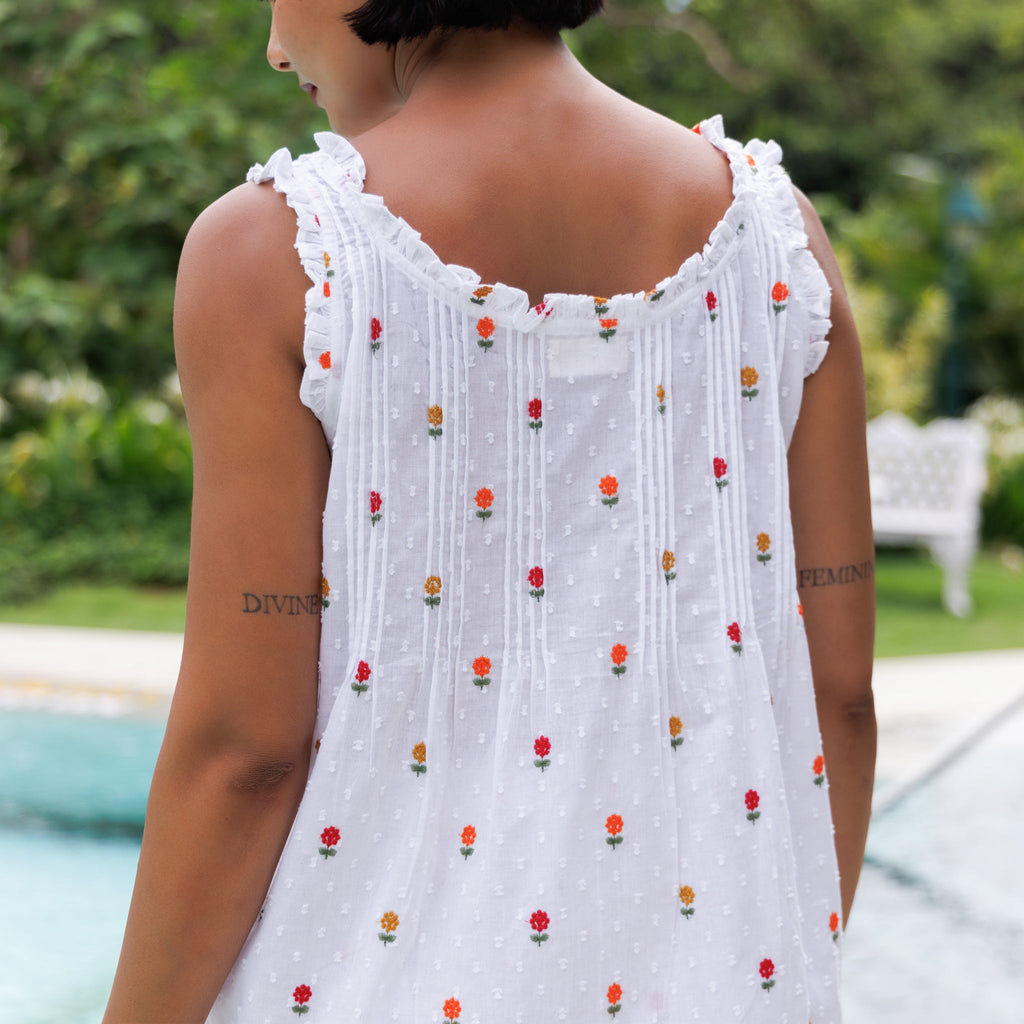 SUNFLOWER ORGANIC COTTON SHORTIE PYJAMA SET