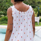 SUNFLOWER ORGANIC COTTON SHORTIE PYJAMA SET