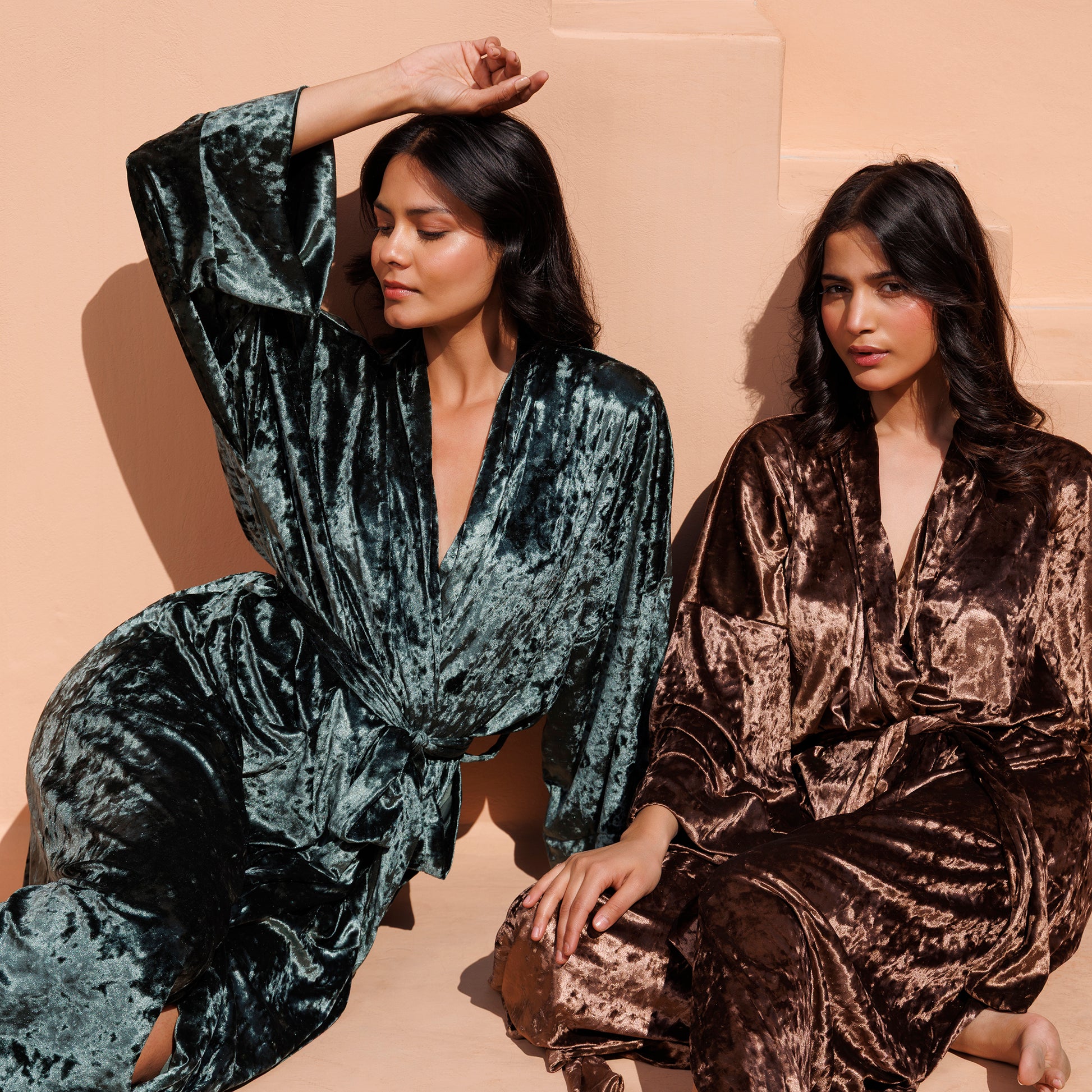 Velvet Robe - Jade