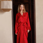 SILK Jacquard Maxi - Scarlet