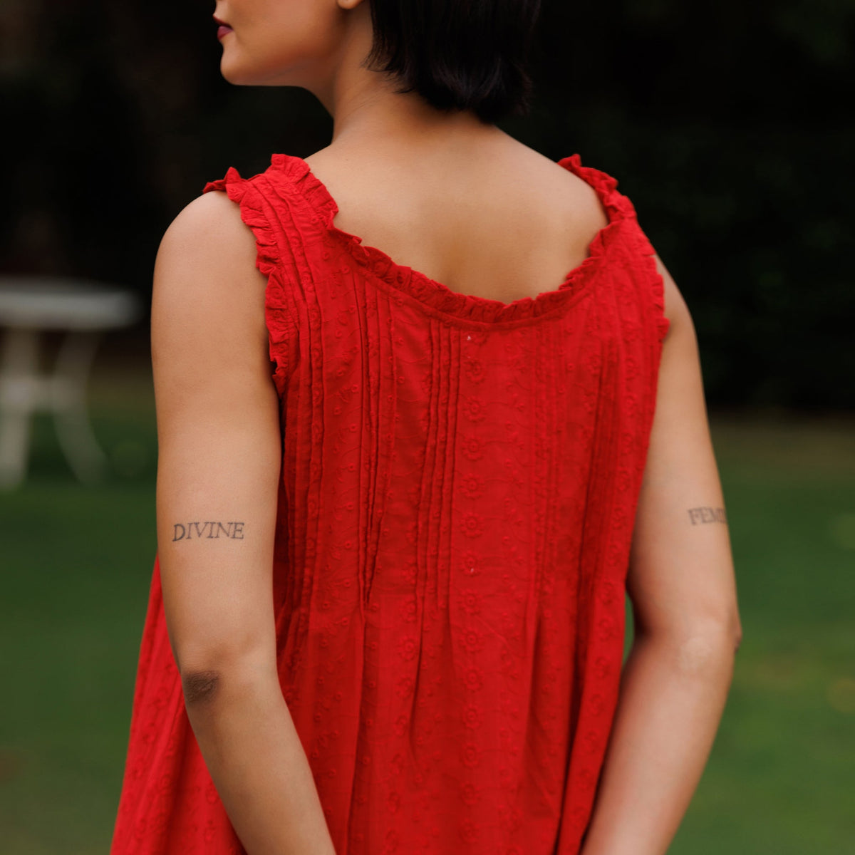 MARIGOLD ORGANIC COTTON NIGHTIE - TANGERINE