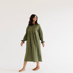 FLEUR NIGHTIE - OLIVE