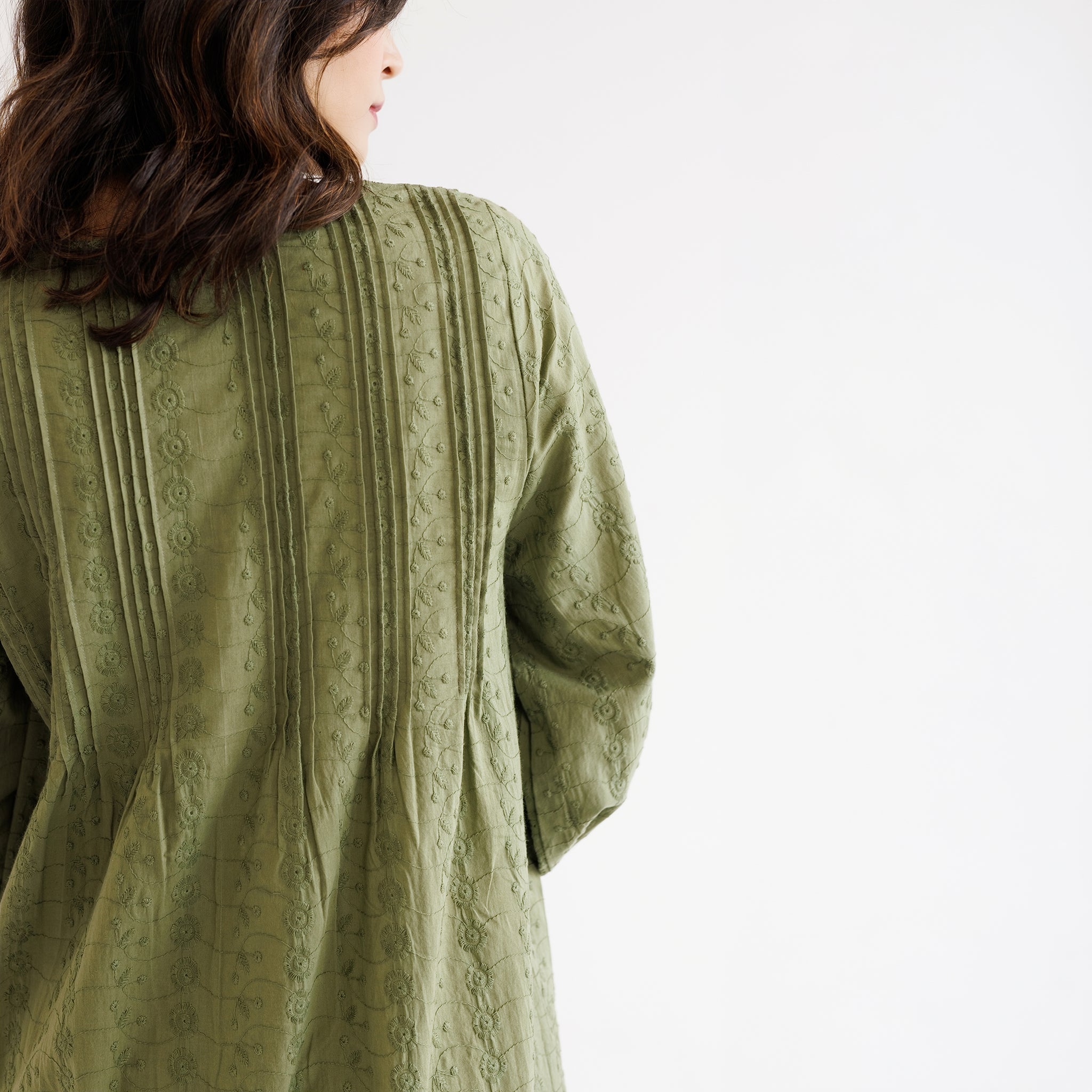 FLEUR NIGHTIE - OLIVE