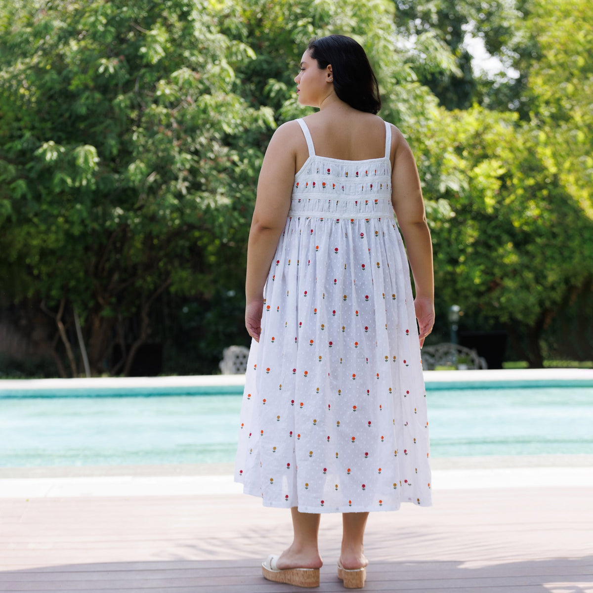 SUNFLOWER ORGANIC COTTON NIGHTIE MIDI