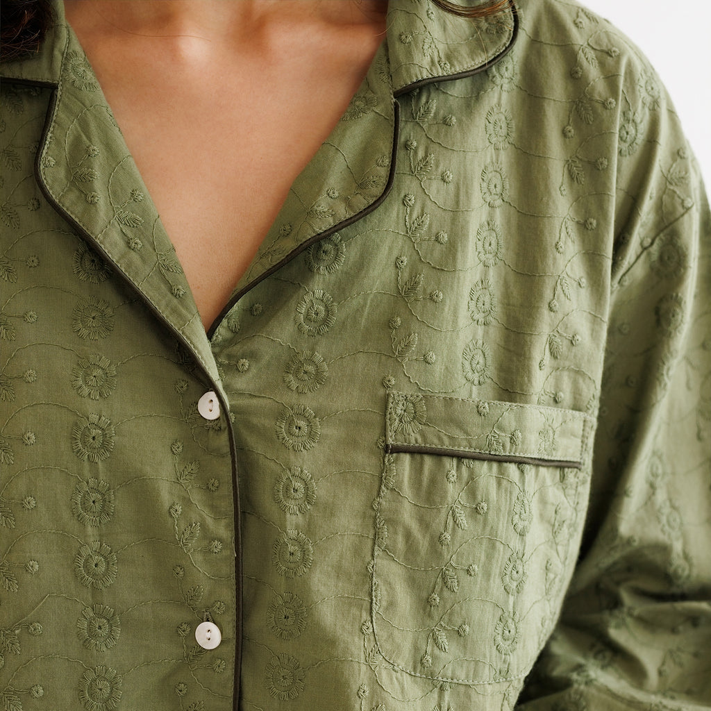 Marigold Pyjama set - Olive.