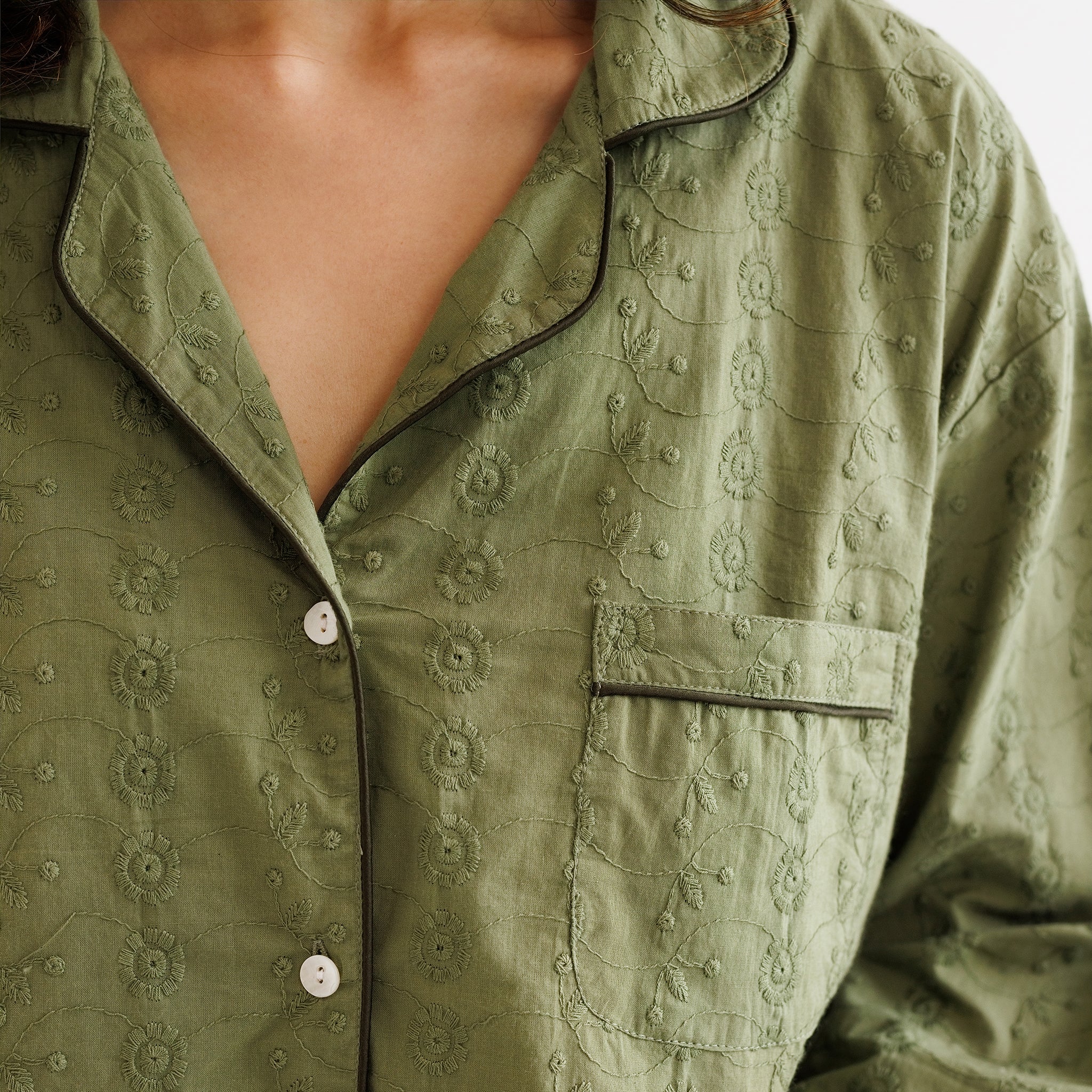 Marigold Pyjama set - Olive.