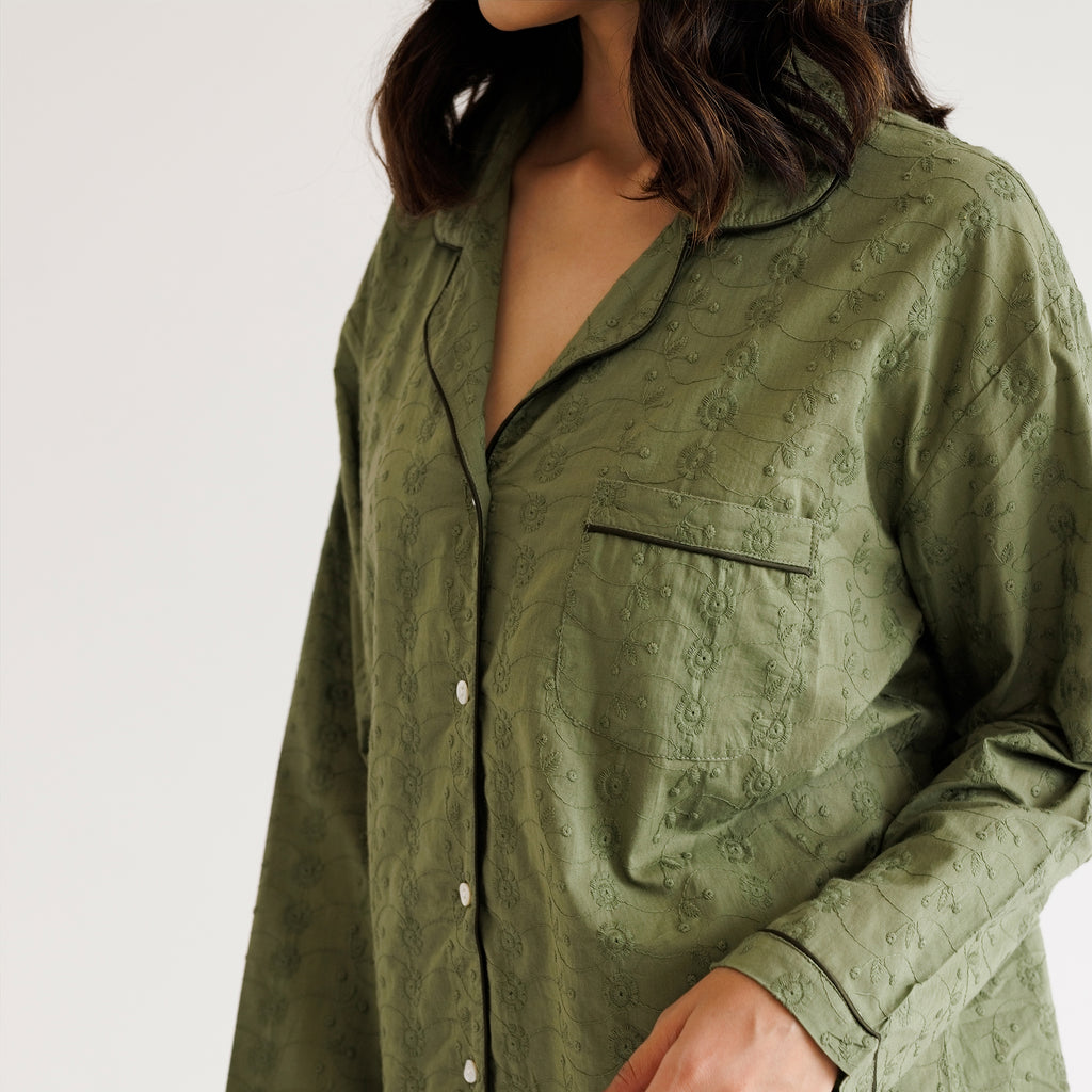Marigold Pyjama set - Olive.