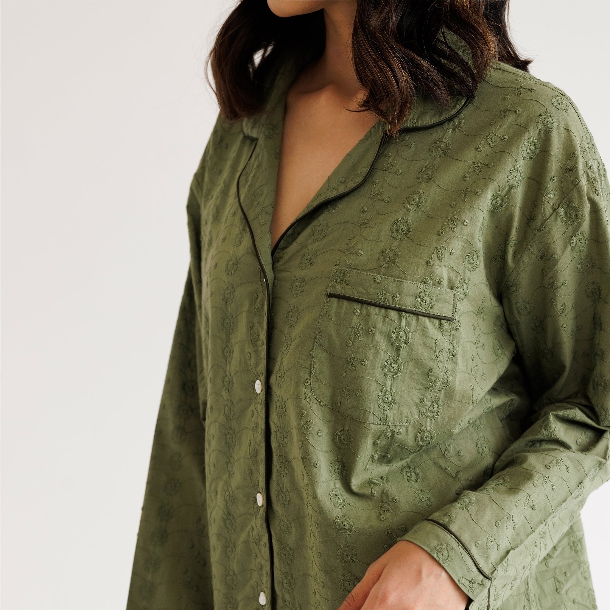 Marigold Pyjama set - Olive.