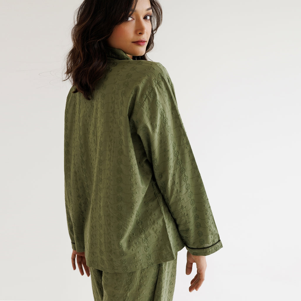 Marigold Pyjama set - Olive.