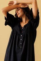 PEONY Nightie - Ebony
