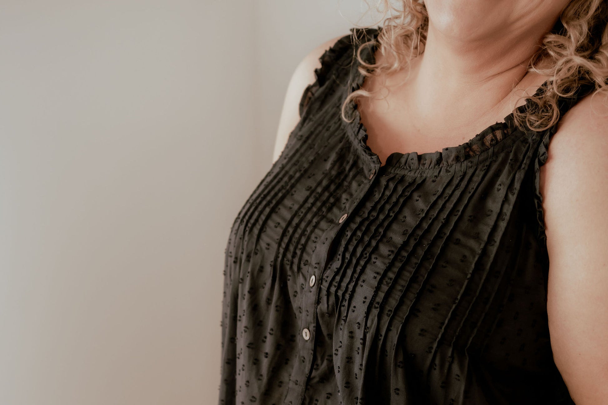 Jasmine Organic Cotton Nightie - Ebony