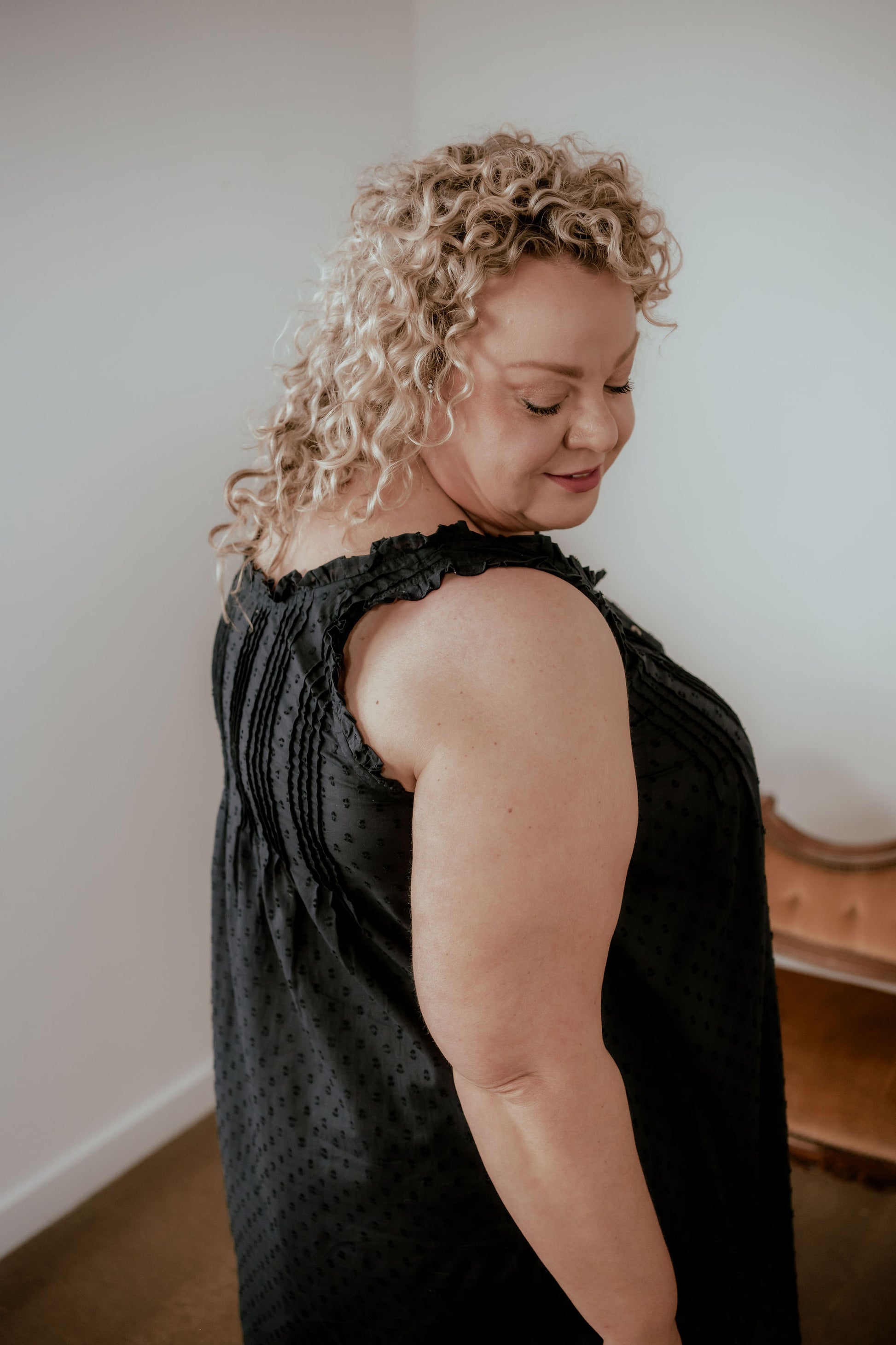 Jasmine Organic Cotton Nightie - Ebony
