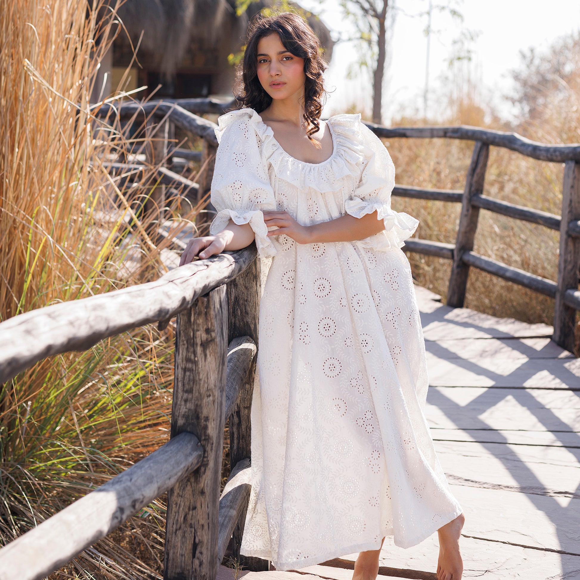 Darcy Organic Cotton Broderie Anglaise