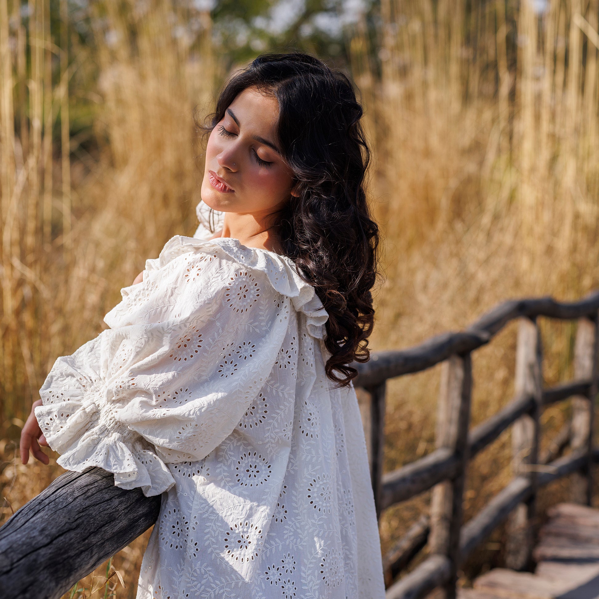 Darcy Organic Cotton Broderie Anglaise