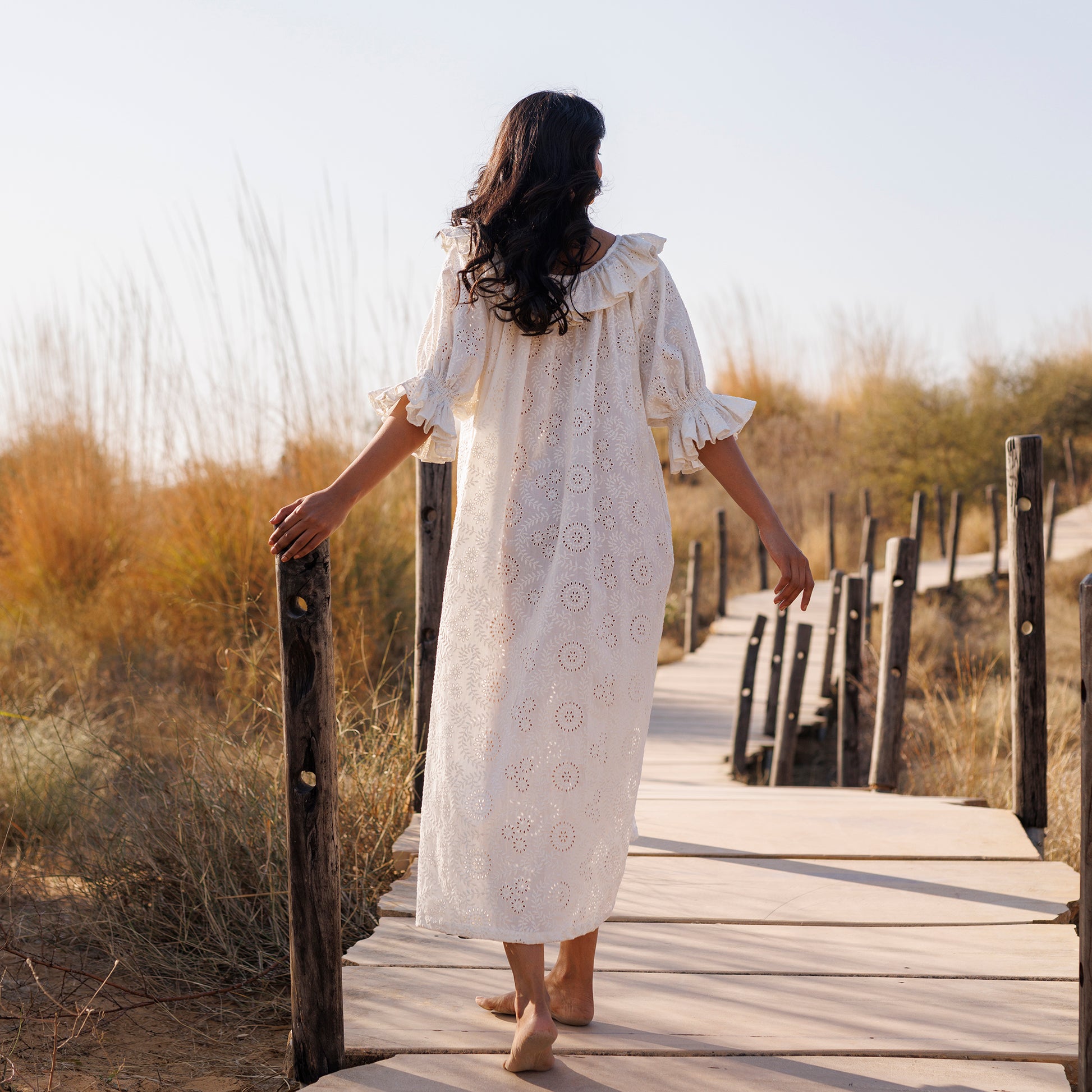 Darcy Organic Cotton Broderie Anglaise