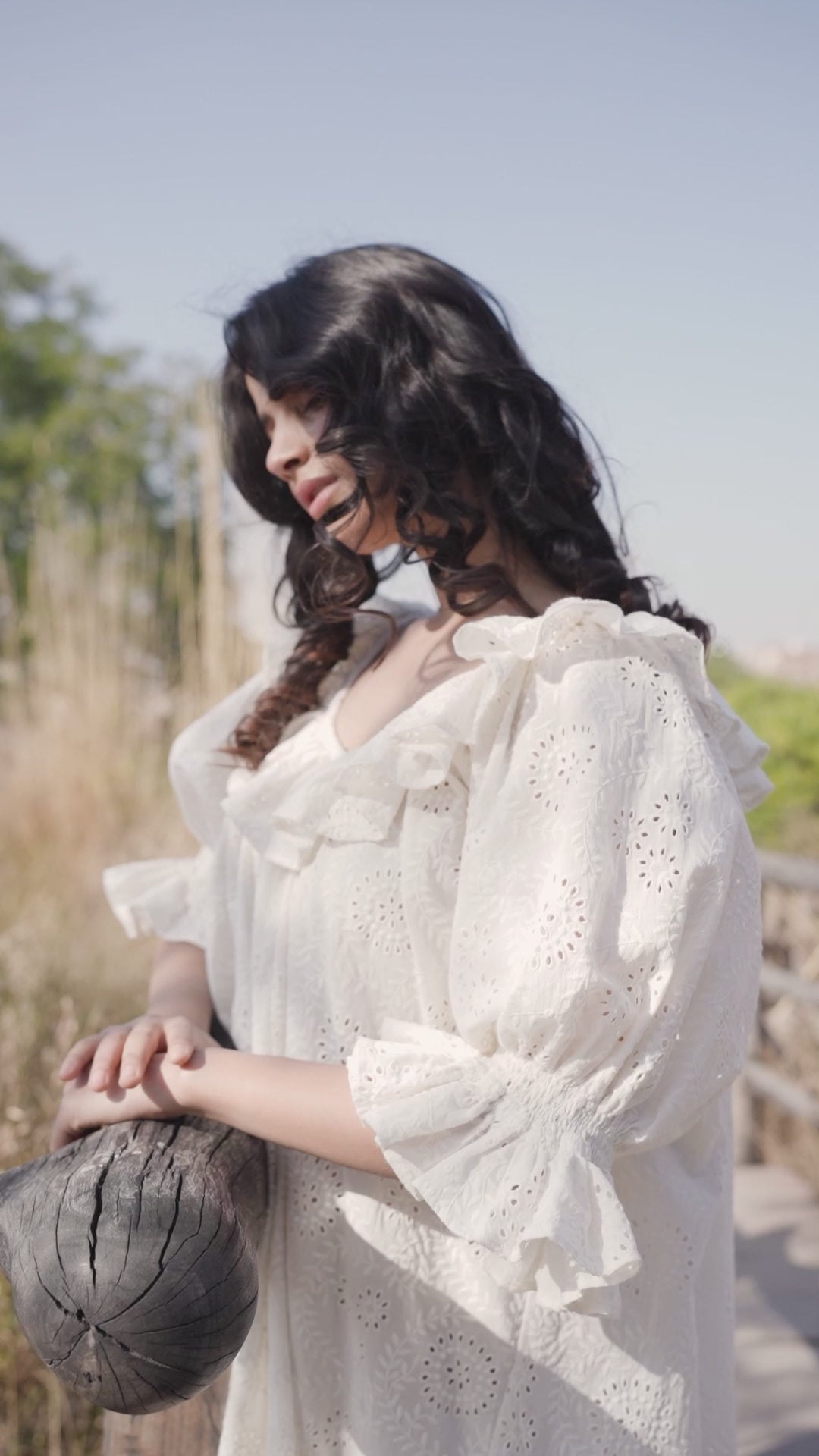 Darcy Organic Cotton Broderie Anglaise